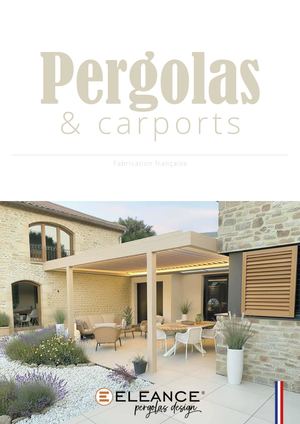 Catalogue 2026 pergolas Éléance