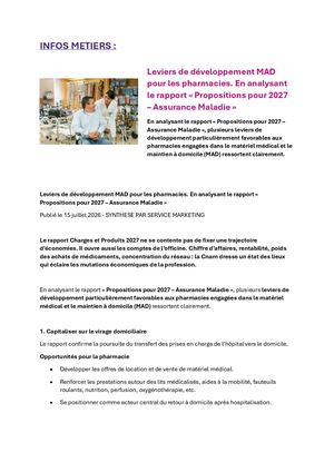S29 - Leviers De Développement Mad Pour Les Pharmacies V2