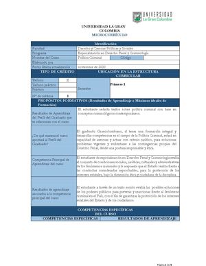 Política Criminal