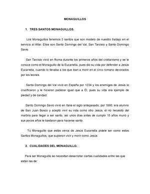 Monaguillos