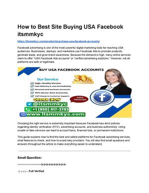 How 7 Best Site to Buying Aged Facebook Itsmmkyc