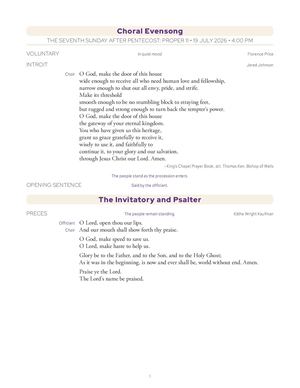 20260719 1600 Evensong V3