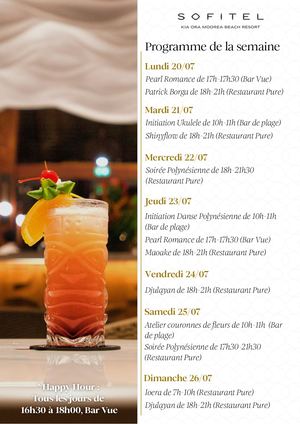 Affiche Programme Animation De La Semaine 20 Juillet