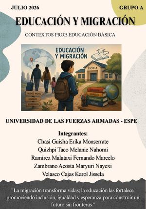 Educación Y Migración
