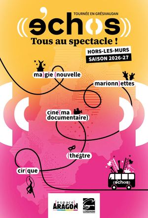 Plaquette Echos saison hors les murs en Grésivaudan 2026 2027