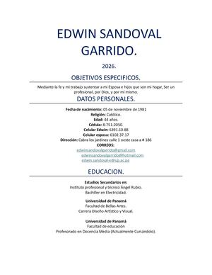 Curriculum Vitae