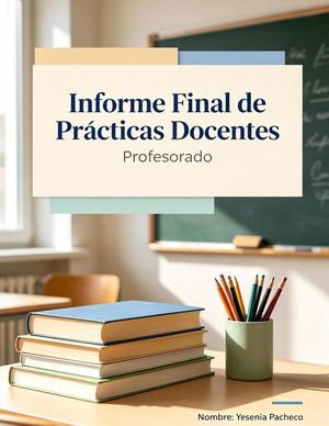 Informe De Practica Docentes Profesorado