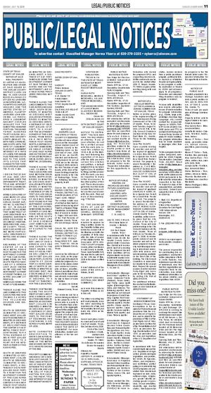 Classifieds Sunday, July 19, 2026