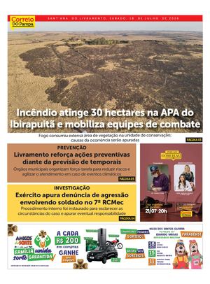 Jornal Correio Do Pampa 18 De Julho 2026