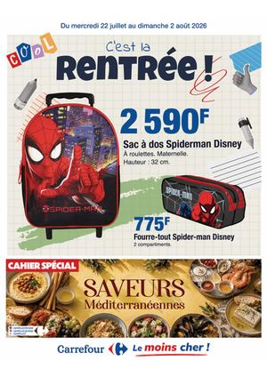 Catalogue Carrefour Polynésie - RENTREE 1 - 22/07 au 02/08