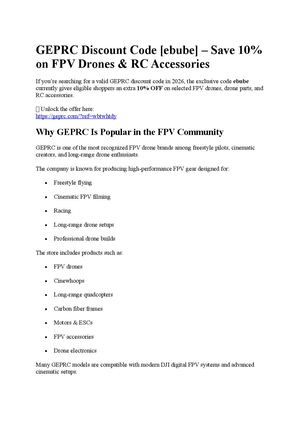 GEPRC Discount Code [ebube]