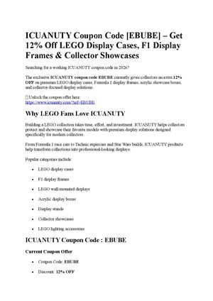 ICUANUTY Coupon Code [EBUBE] – Get 12% Off