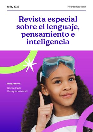 Revista Neuroeducación Llumiquinga Correa