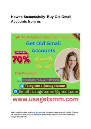 How To Successfully Buy Old Gmail Accounts From Us
