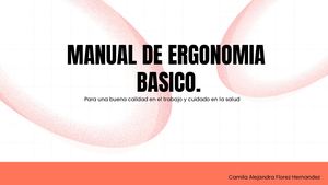Manual De Ergonomia Basico