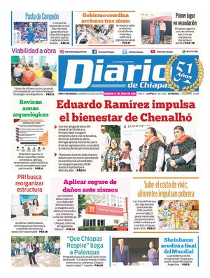 Portada, Sábado 18 De Julio De 2026