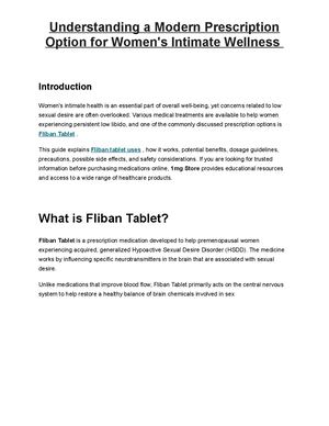 Reclaiming Intimacy A Guide To Fliban Tablet By 1mgstore
