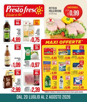 Volantino presto-fresco a Beinette