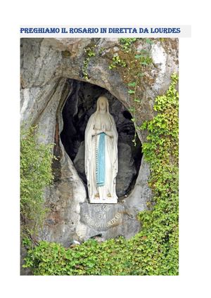 Rosario A Lourdes (Tutti Gli Schemi)