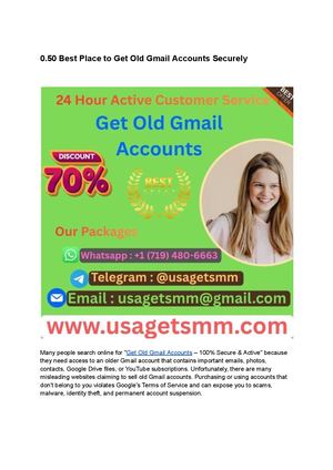 0 50 Best Place To Get Old Gmail Accounts Securely