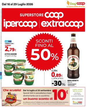 Volantino ipercoop a Villesse
