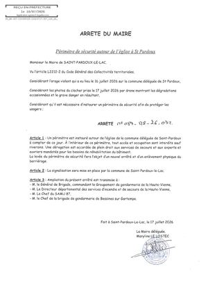 Arrêté 17 07 26 Eglise