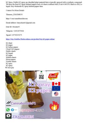 Tgrm_+16012073026 K2 Spray Liquid K2 Paper Sheets K2 Spice Paper