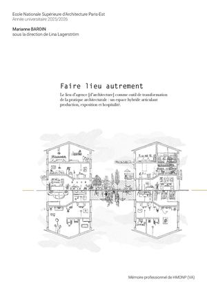 Mémoire HMONP - Faire lieu autrement
