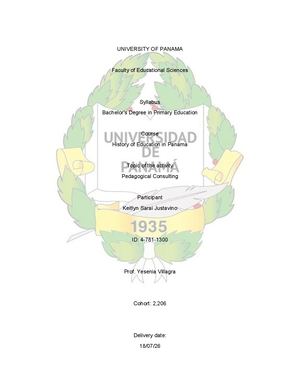 Universidad De Panamá Ingles