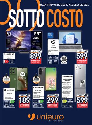 Volantino unieuro a Bastardo