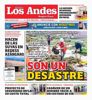 2026 07 18 Diario Los Andes Puno