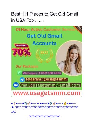 Best 111 Places To Get Old Gmail In Usa Top