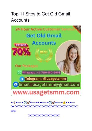 Top 11 Sites To Get Old Gmail Accounts