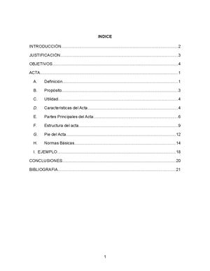 Información De Actas