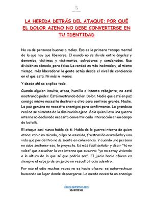 La Herida Detrás Del Ataque