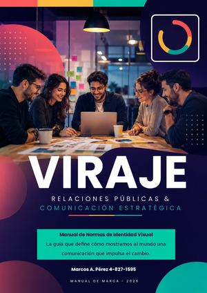 Manual De Identidad Visual Viraje Marcos A Pérez