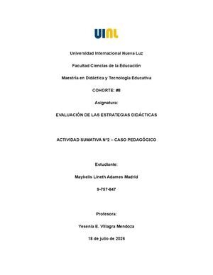 Actividad Sumativa N°2 Maykelis Adames