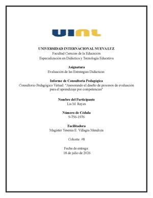 Informe Consultoria Pedagogica Español
