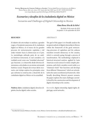 Ciudadania Digital En Mexico