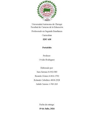 Portafolio Currículo