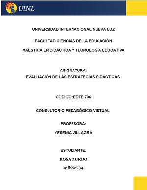 Consultorio Pedagogico Rosa Zurdo