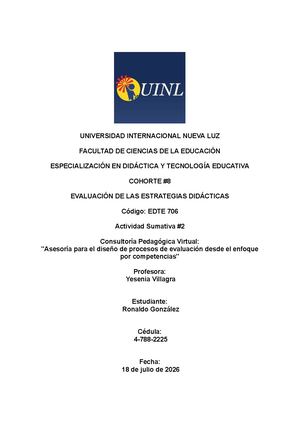 Consultorio Pedagogico Ronaldo González