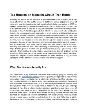 Manaslu Circuit Trek Packing List (Complete Guide) (1)