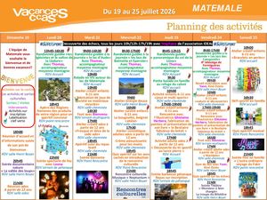 Semaine 30 Du 19 07 Au 25 07