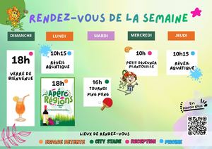 RDV du 19 au 25
