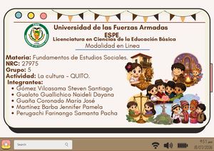 La Cultura Quiteña