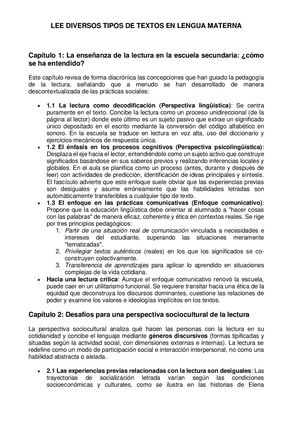 Lee diversos tipos de textos en lengua materna