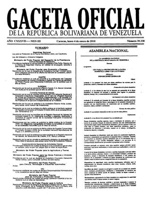 Ley de Protección Fauna Doméstica