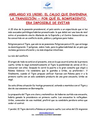 Abelardo Vs Uribe