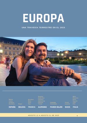 Europa 2023, Una Travesía